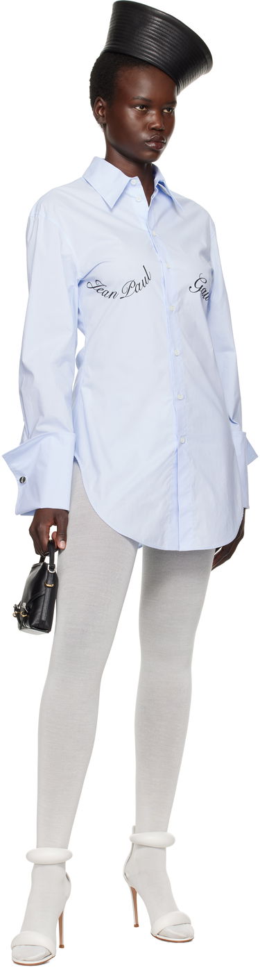 Skjorte Jean Paul Gaultier Jean Paul Gaultier Print Shirt Blå | 25/33-F-CH088I-C071-52, 3