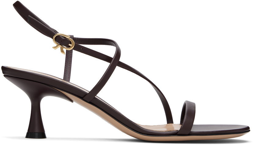 Tilbehør Gianvito Rossi Gianvito Rossi Strappy 55 Heeled Sandals Bourgogne | G32225-55LAC-VGI