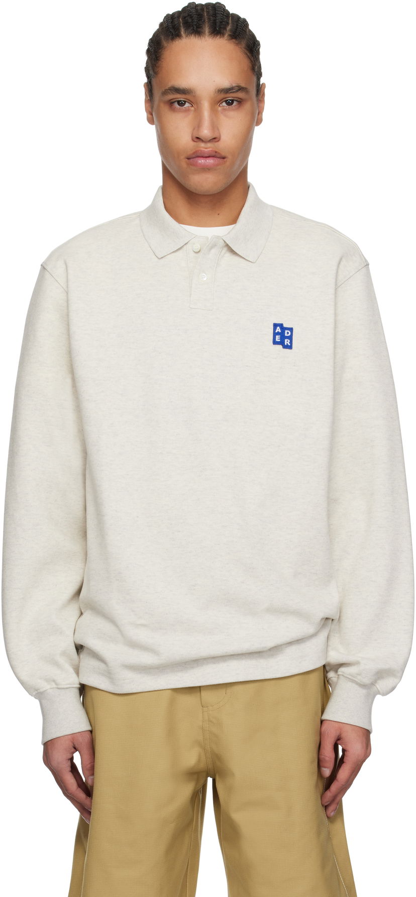 Polo skjorte ADER ERROR ADER error Significant TRS Tag 04 Polo Grå | BO42FYPL0101OT