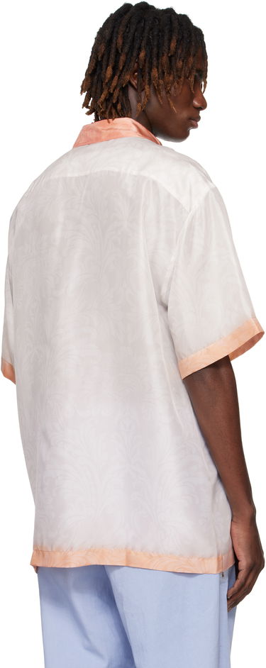 Skjorte Dries Van Noten Dries Van Noten Silk Dip Dye Shirt Orange | 251-020700-1201, 2