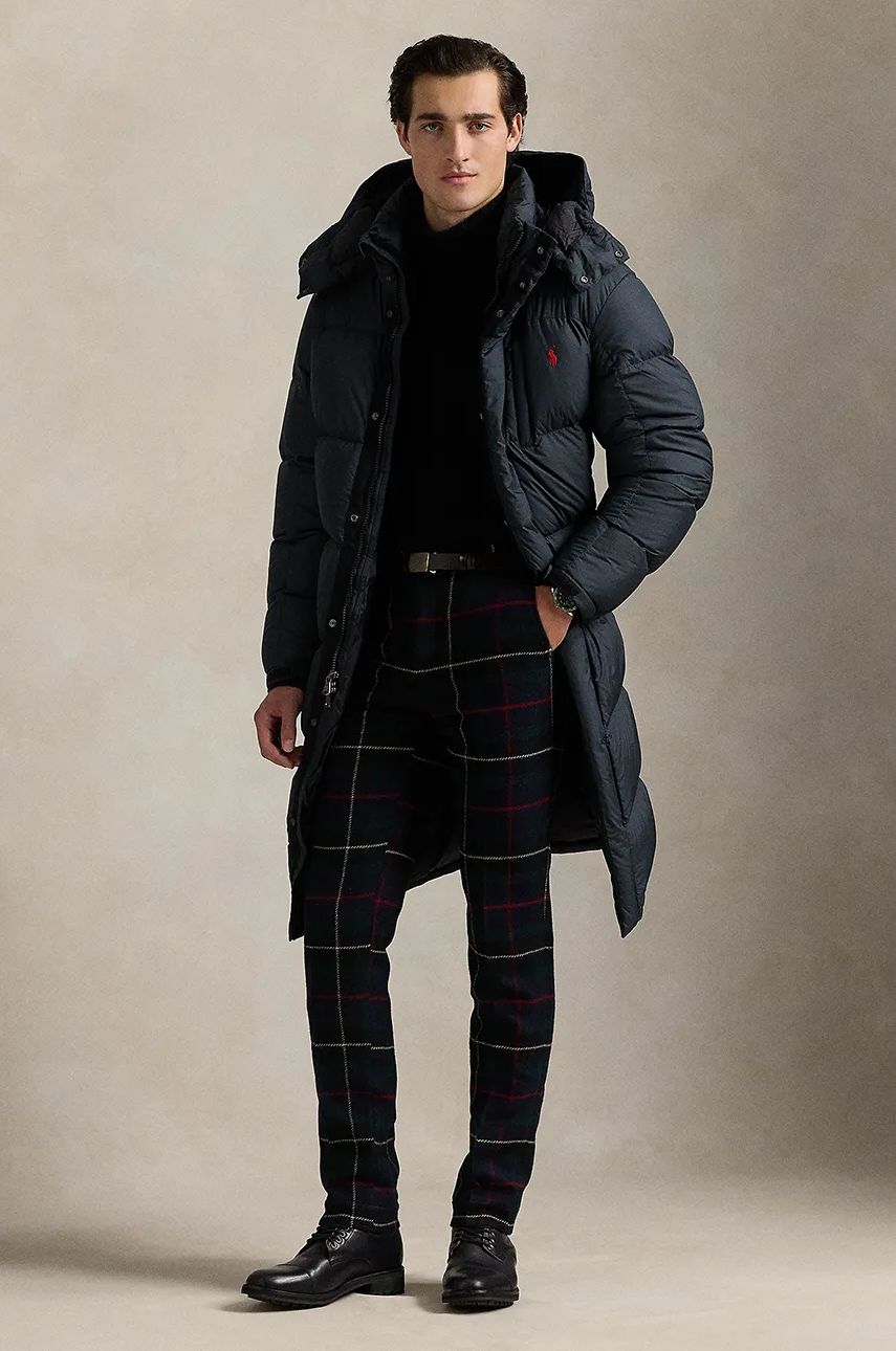 Puffer jakke Polo by Ralph Lauren Black Down Parka Sort | 710962406, 0