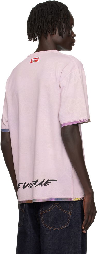 T-shirt KENZO Kenzo Paris Futura 2000 Edition Reversible T-Shirt Lyserød | FF65TS2584SG, 2