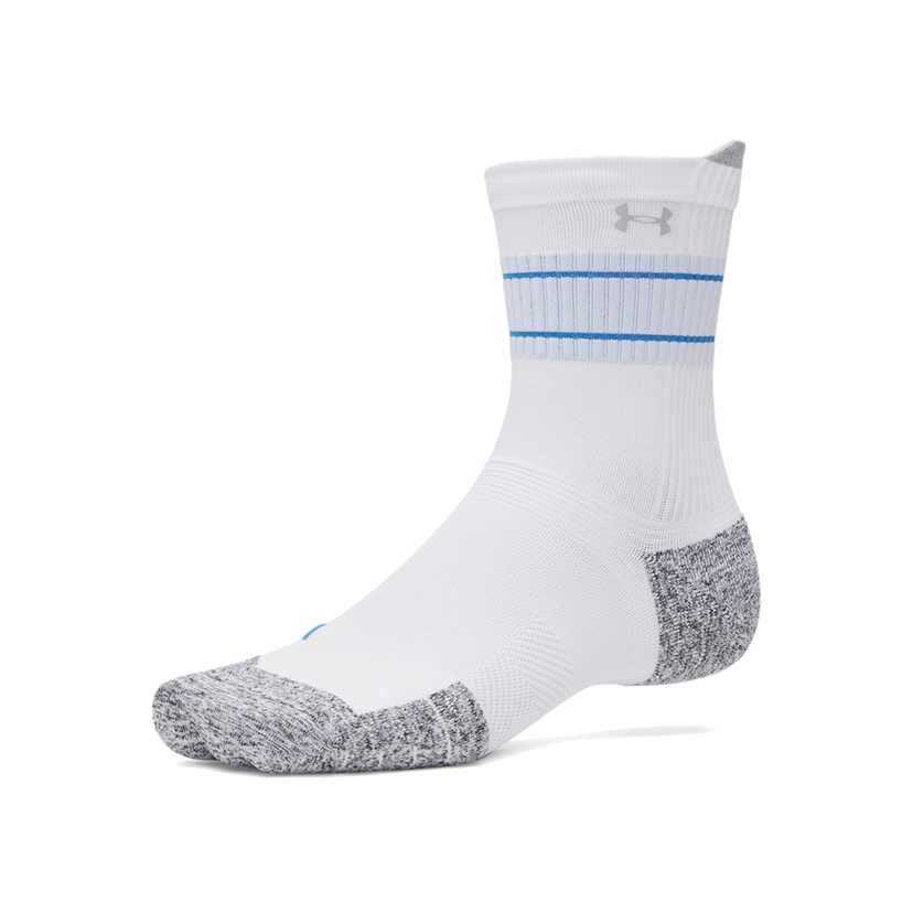 Sokker Under Armour Run Cushion Crew Socks 3-Pack Hvid | 1387043-103