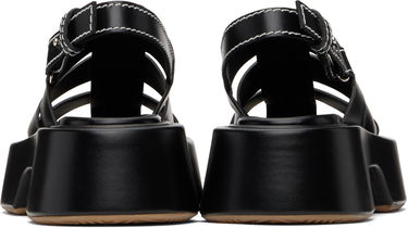 Sneakers og sko JW Anderson JW Anderson Stripe Platform Sandals Sort | SN0099-LA0323, 1