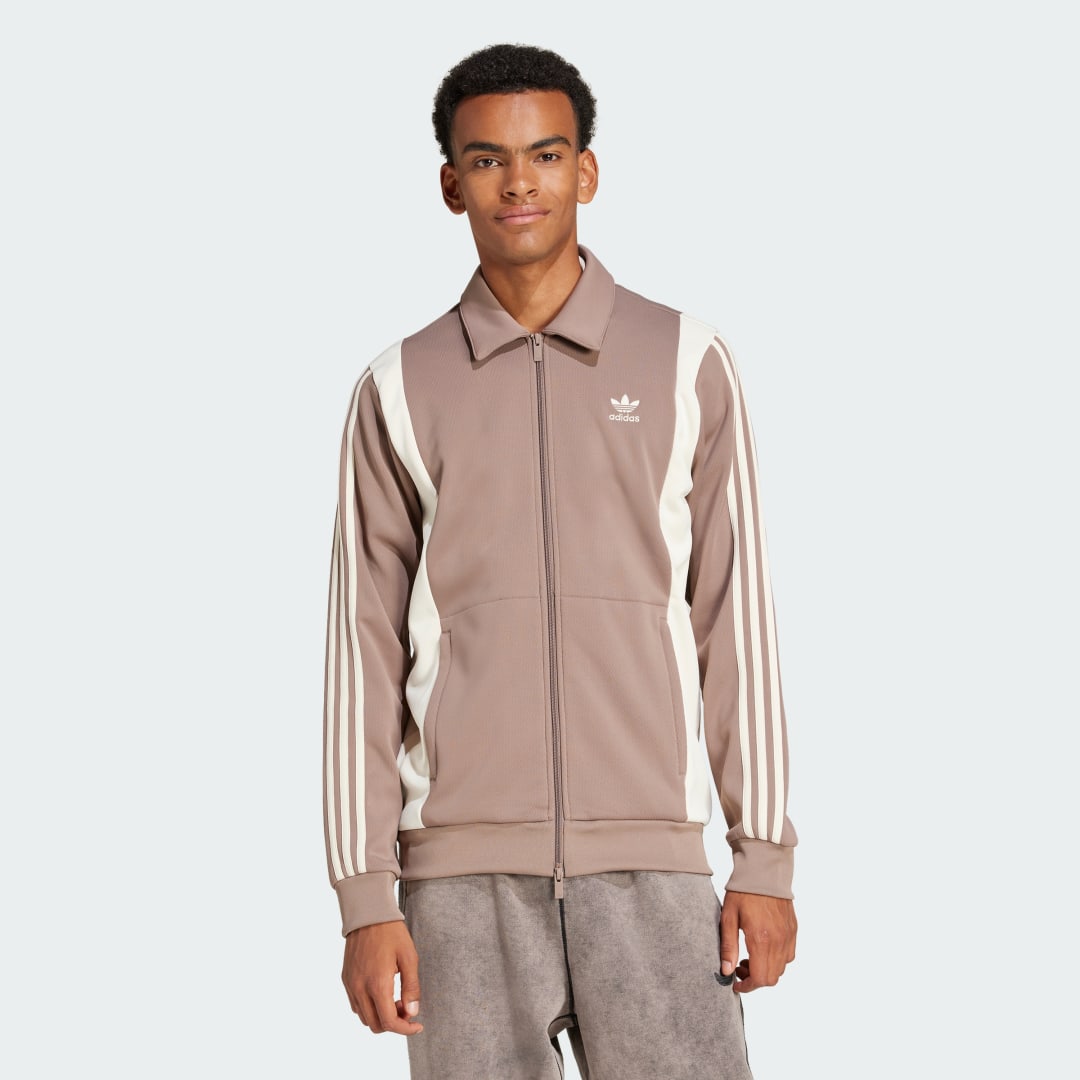 Sweatshirt adidas Performance Panel Track Jacket Brun | JP1039, 0