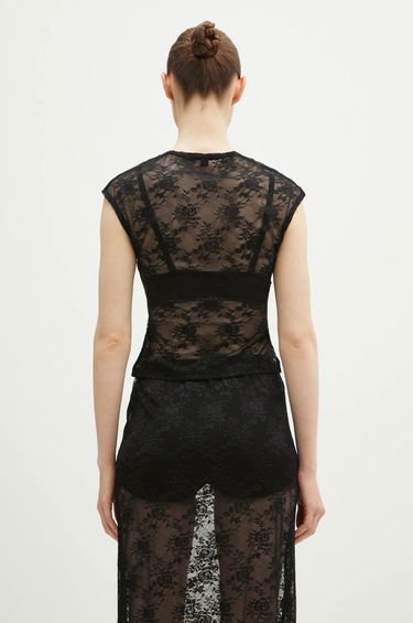 Nederdel Ksubi KSUBI Slim Lace Top Sort | WPS25FT003, 2