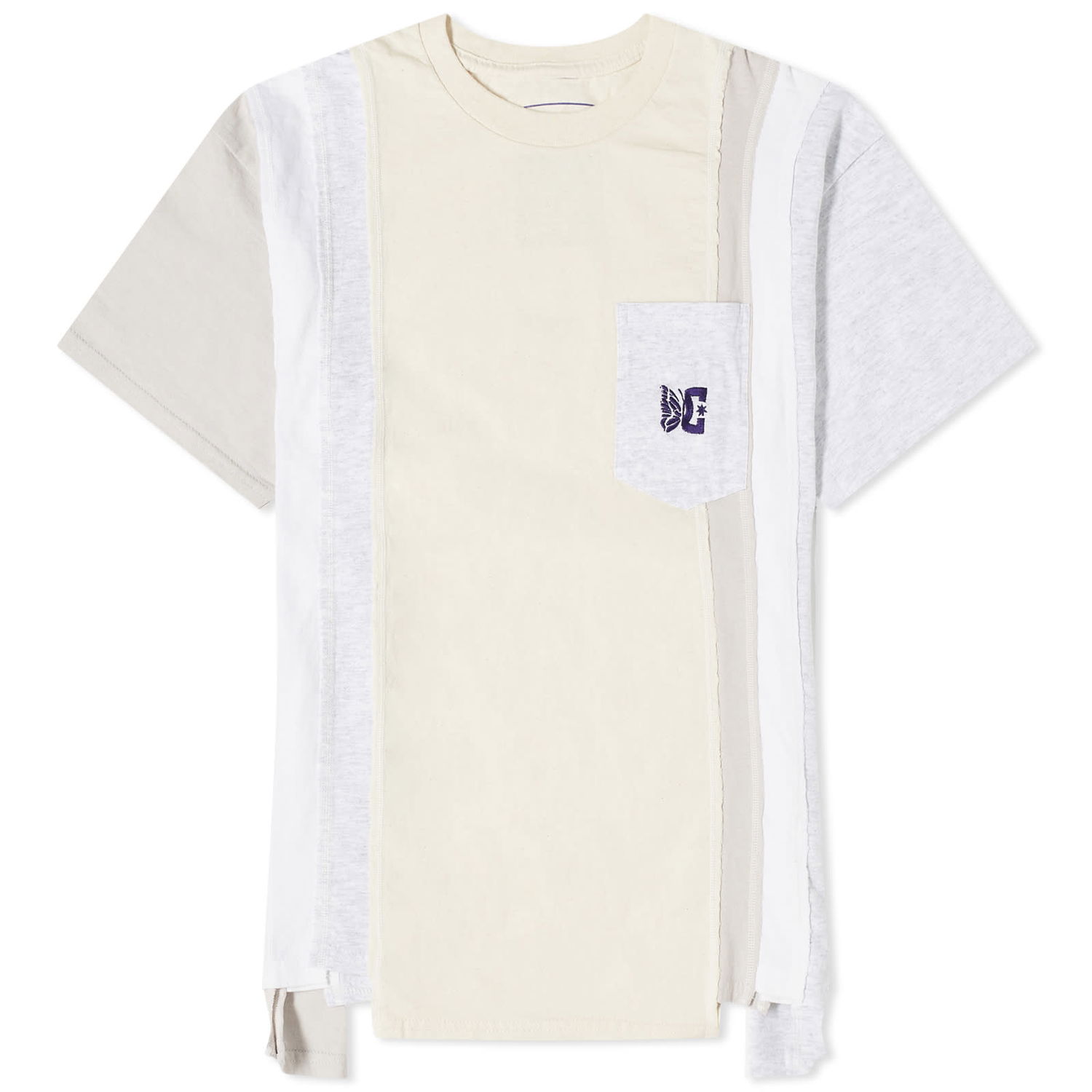 T-shirt Needles 7 Cuts T-Shirt Hvid | MR612-IVR, 0