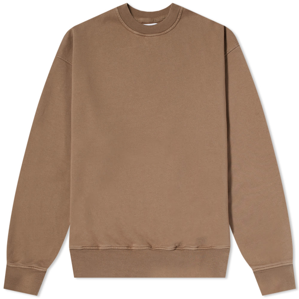 Sweatshirt Colorful Standard Organic Oversized Crew Brun | CS1012-WTP, 0