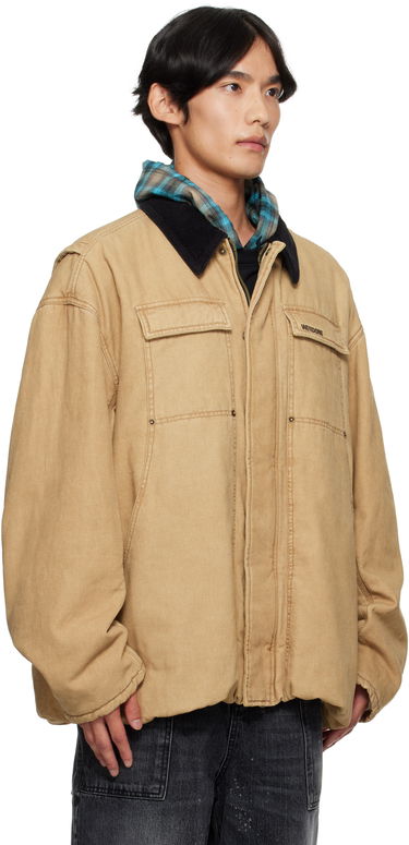 Jakke We11done We11done Washed Work Jacket Beige | WD-JP2-25-070-U-BG, 1