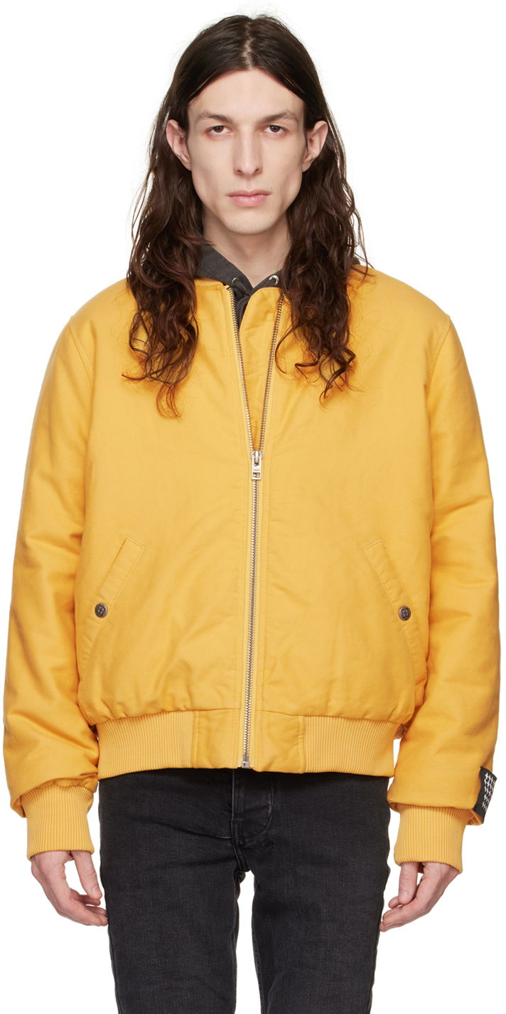 Bomberjakke Ksubi Royalty Bomber Jacket Gul | MPS23JK011