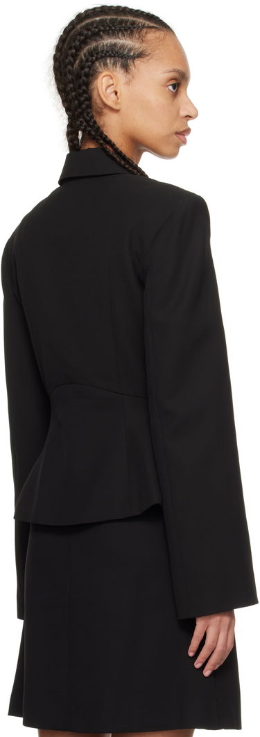Jakke GANNI GANNI Light Twill Suiting Blazer Sort | W0057, 2