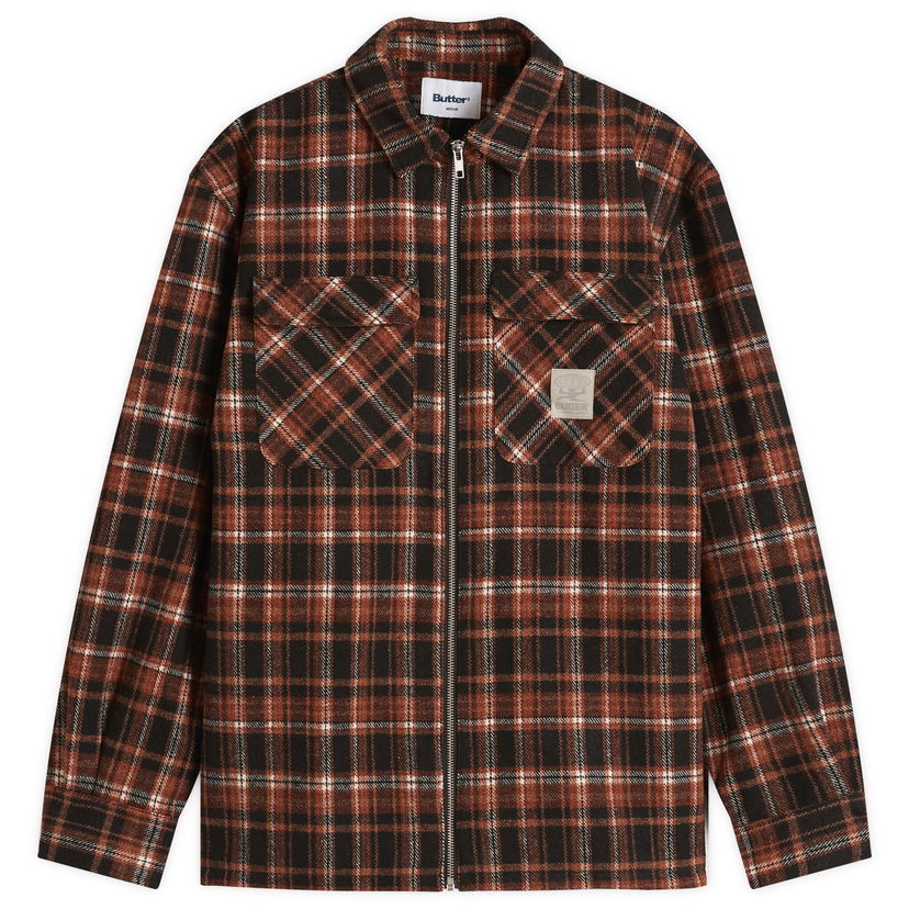 Jakke Butter Goods Woods Shirt Jacket Brun | BG253601-Sun