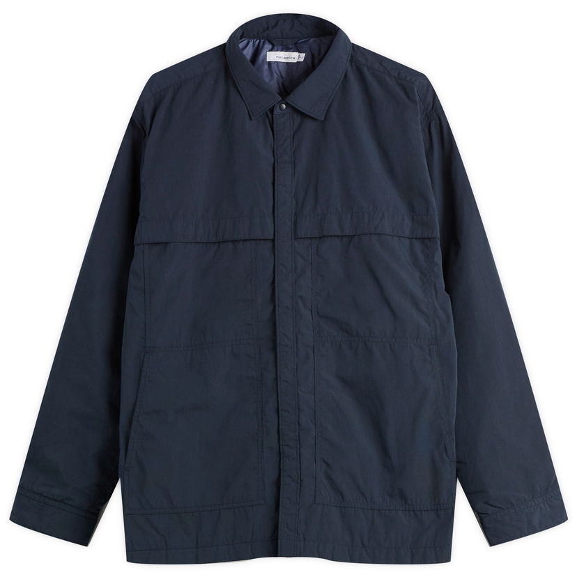 Jakke NANAMICA Nanamica Insulation Shirt Jacket, Size Small Mørkeblå | S25FA055E-N