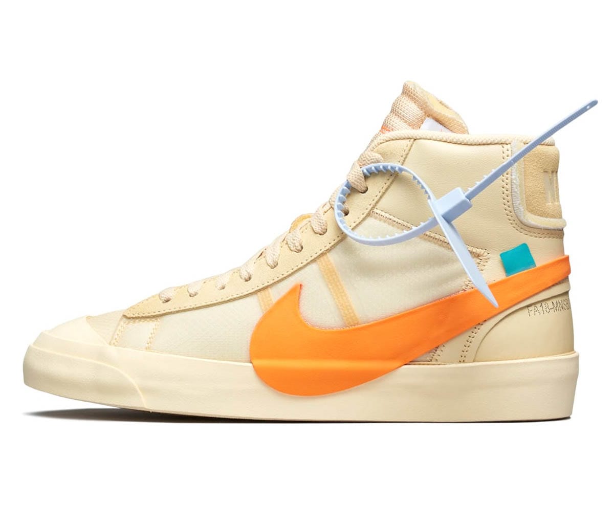 Sneakers og sko Nike Off-White x Blazer Mid "All Hallows Eve" Beige | AA3832-700, 0