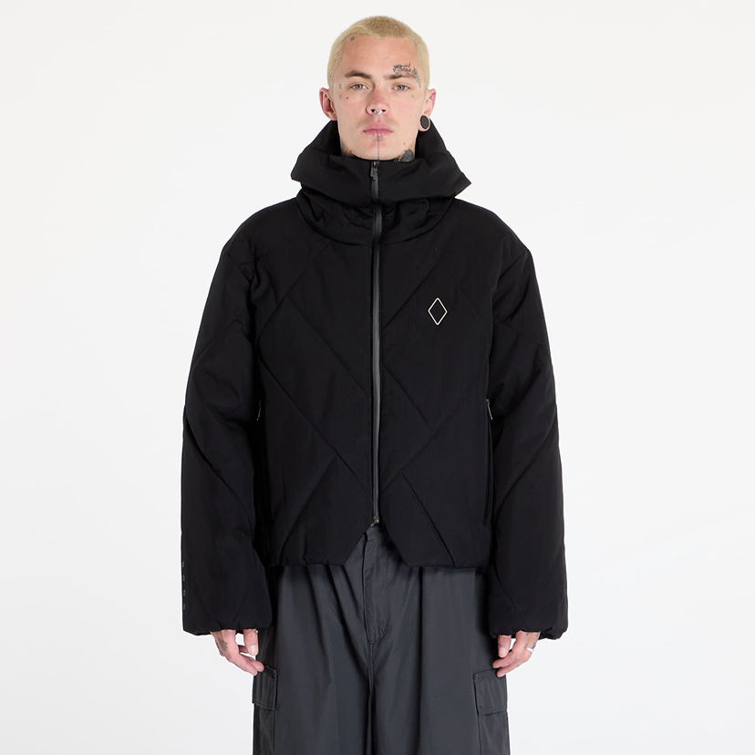 Puffer jakke A-COLD-WALL* Shiro Hooded Puffer Jacket Black Sort | ACWMO261 Black