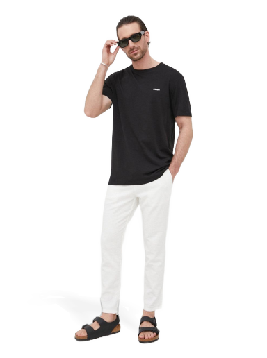 T-shirt BOSS Cotton T-Shirt Sort | 50466158