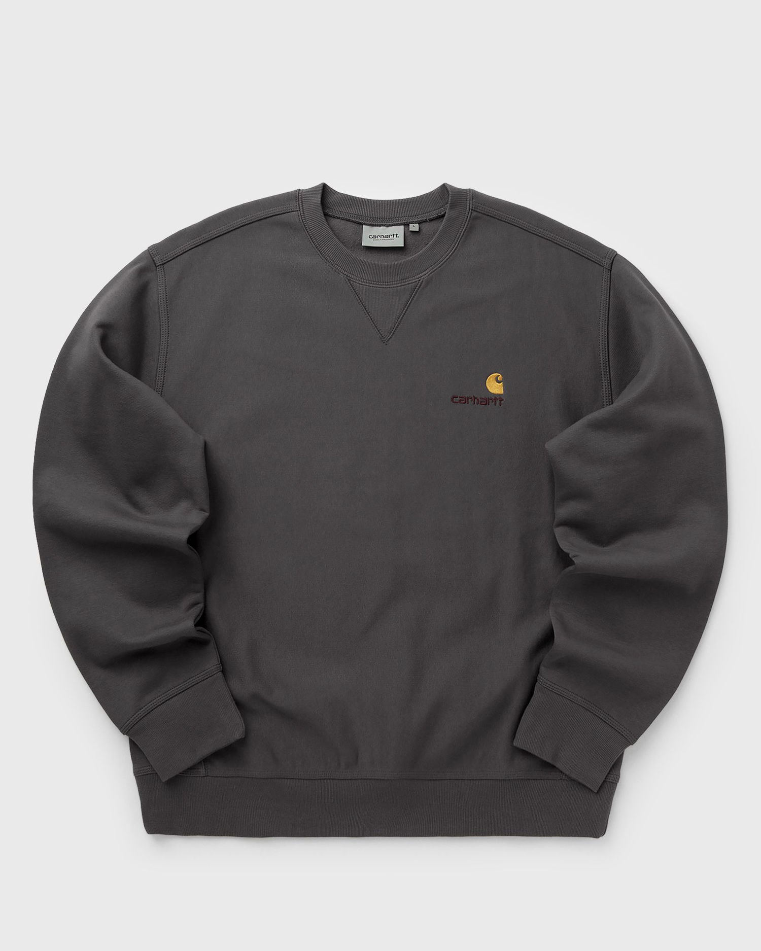 Sweatshirt Carhartt WIP American Script Sweatshirt Grå | I025475-33C.XX, 0