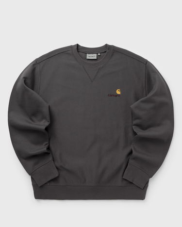 Sweatshirt Carhartt WIP American Script Sweatshirt Grå | I025475-33C.XX, 0