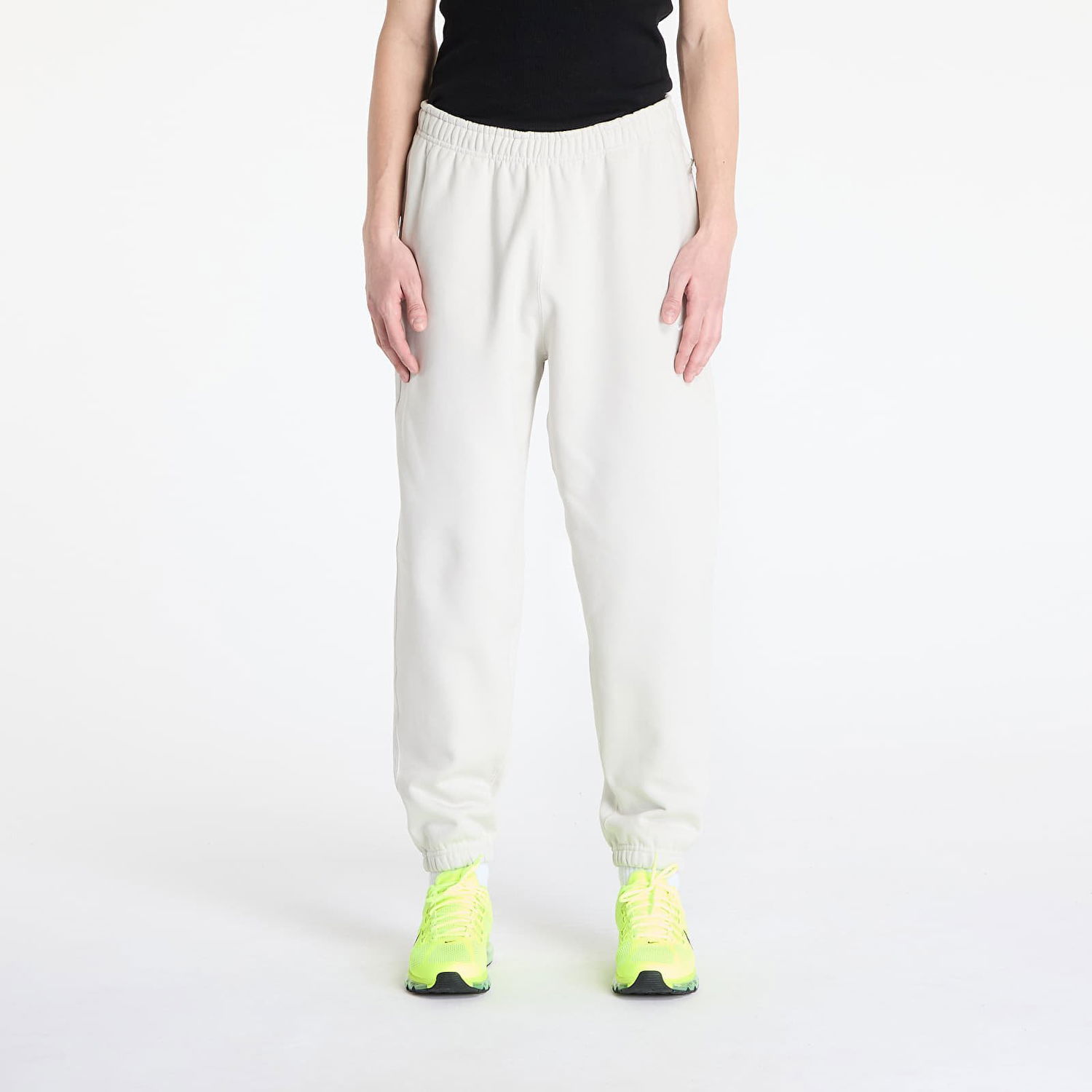 Joggingbukser Nike Solo Swoosh Fleece Pants Beige | DX1364-072, 0