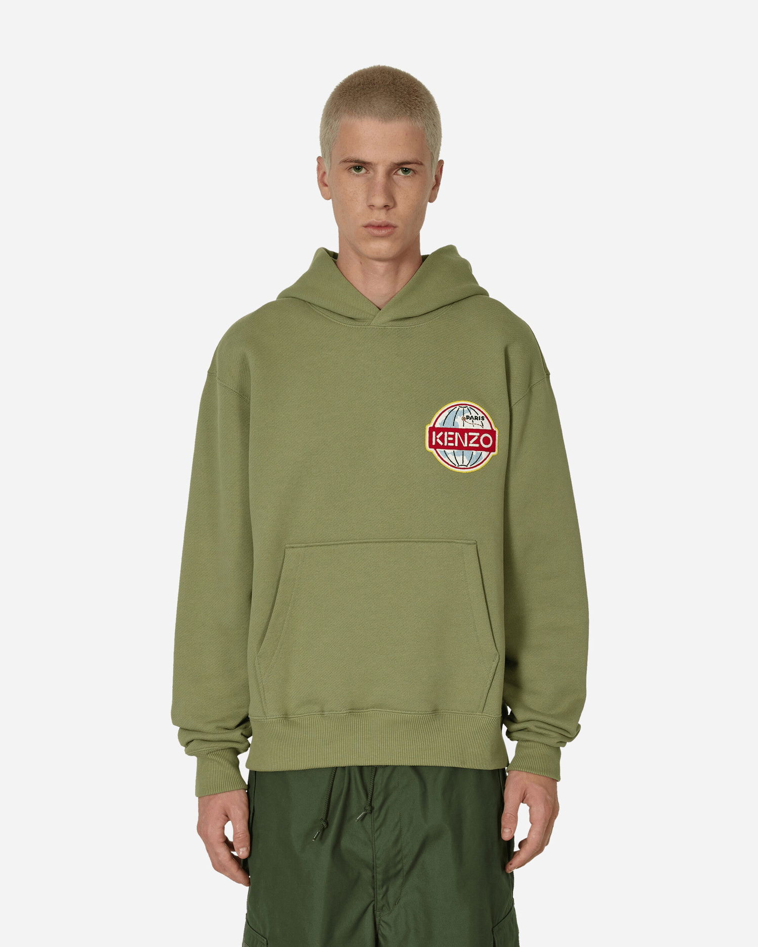 Sweatshirt KENZO Travel Hoodie Grøn | FD65SW0914MV 61, 0