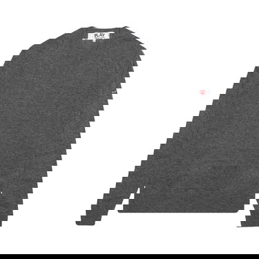 Sweater Comme des Garçons PLAY Small Heart Crewneck Grå | AZ N040 051 3, 1