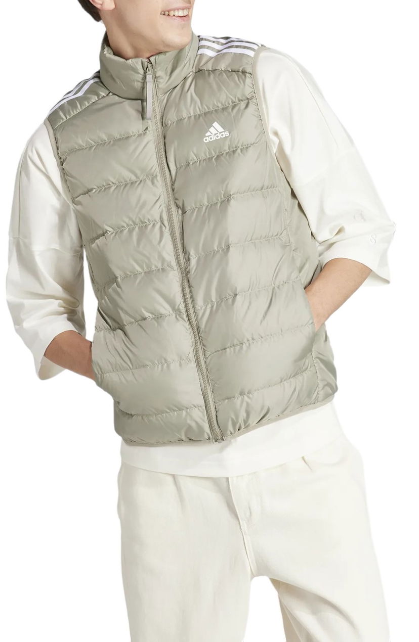 Jakke adidas Performance adidas Sportswear Sportswear Essentials 3-Stripes Light Down Grå | is1285