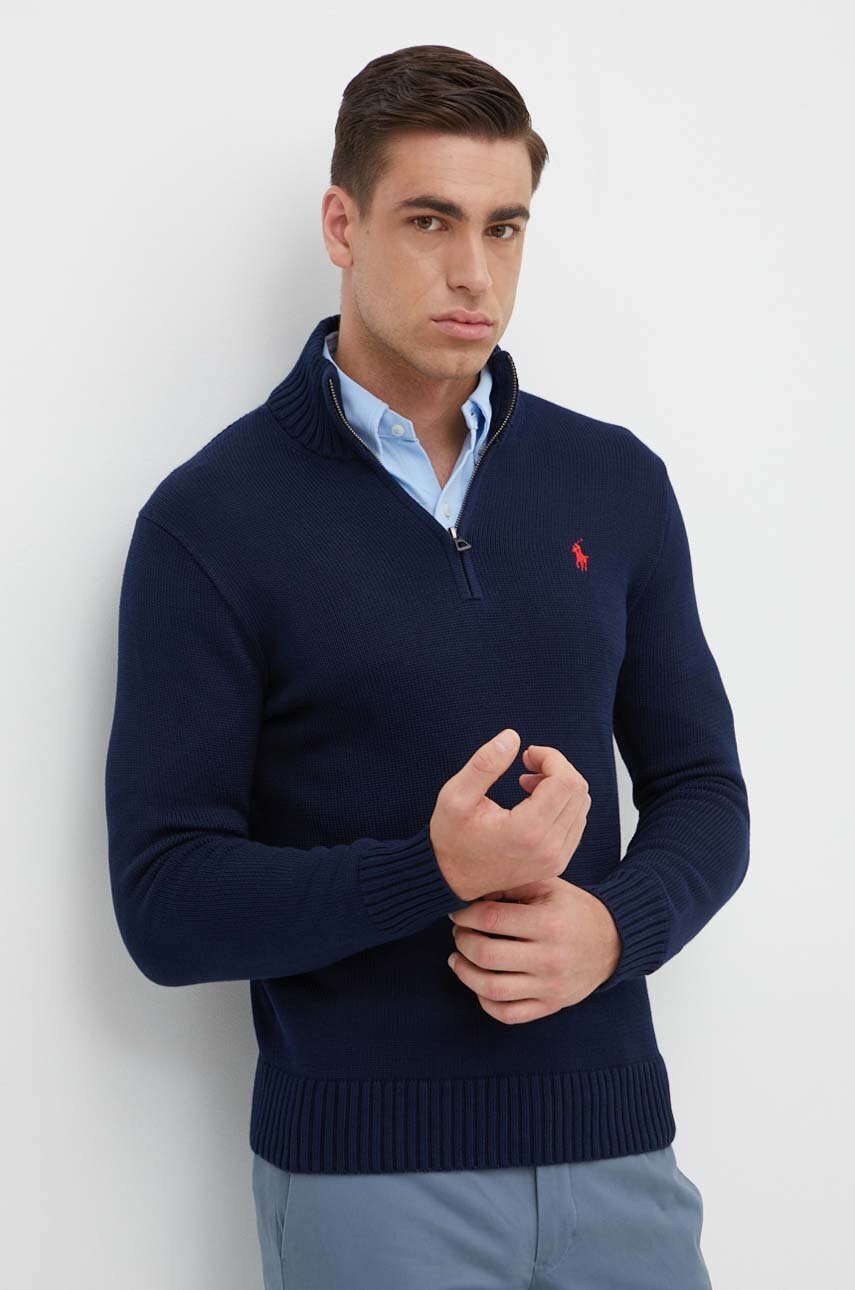 Sweater Polo by Ralph Lauren Polo Ralph Lauren Half-Zip Sweater Mørkeblå | 710859939, 0