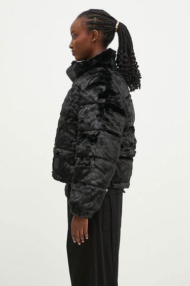 Puffer jakke Alpha Industries Fur Puffer Jacket Sort | 148002, 1
