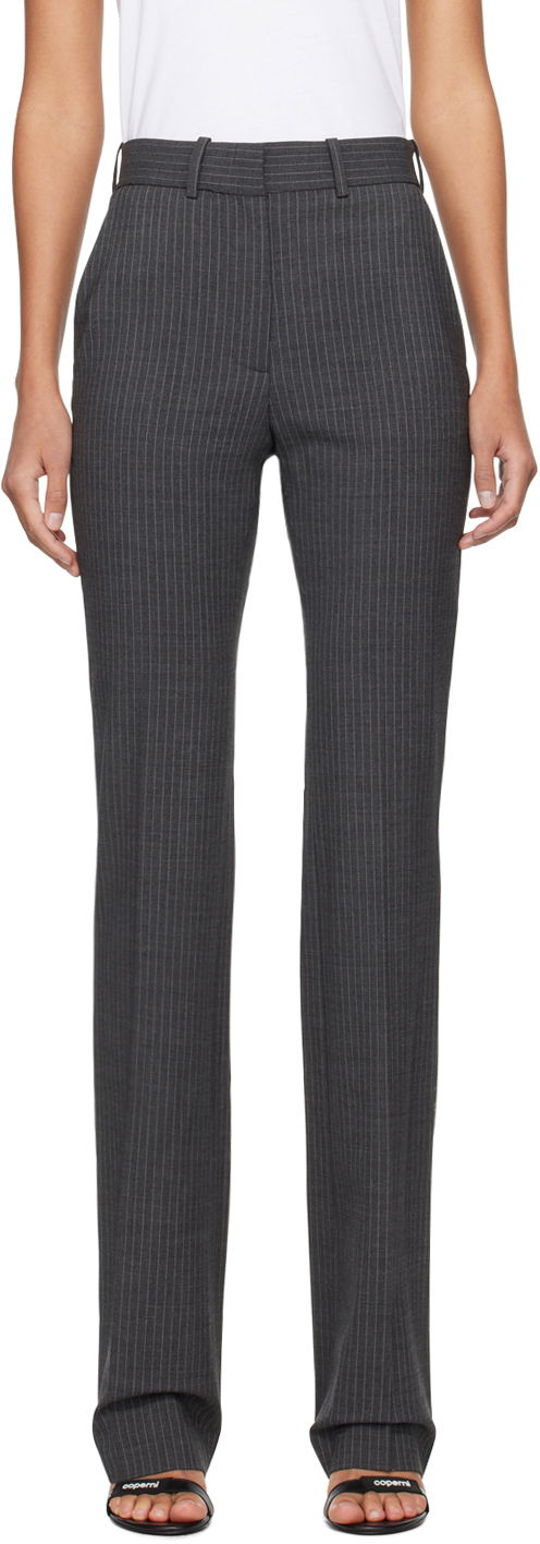 Bukser Coperni Coperni Pinstripe Tailored Trousers Grå | COPP76140