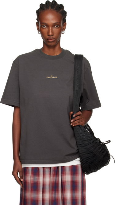 T-shirt Stone Island Stone Island Combed Organic Cotton Jersey T-Shirt Grå | K2S15 2100037 S0197, 0
