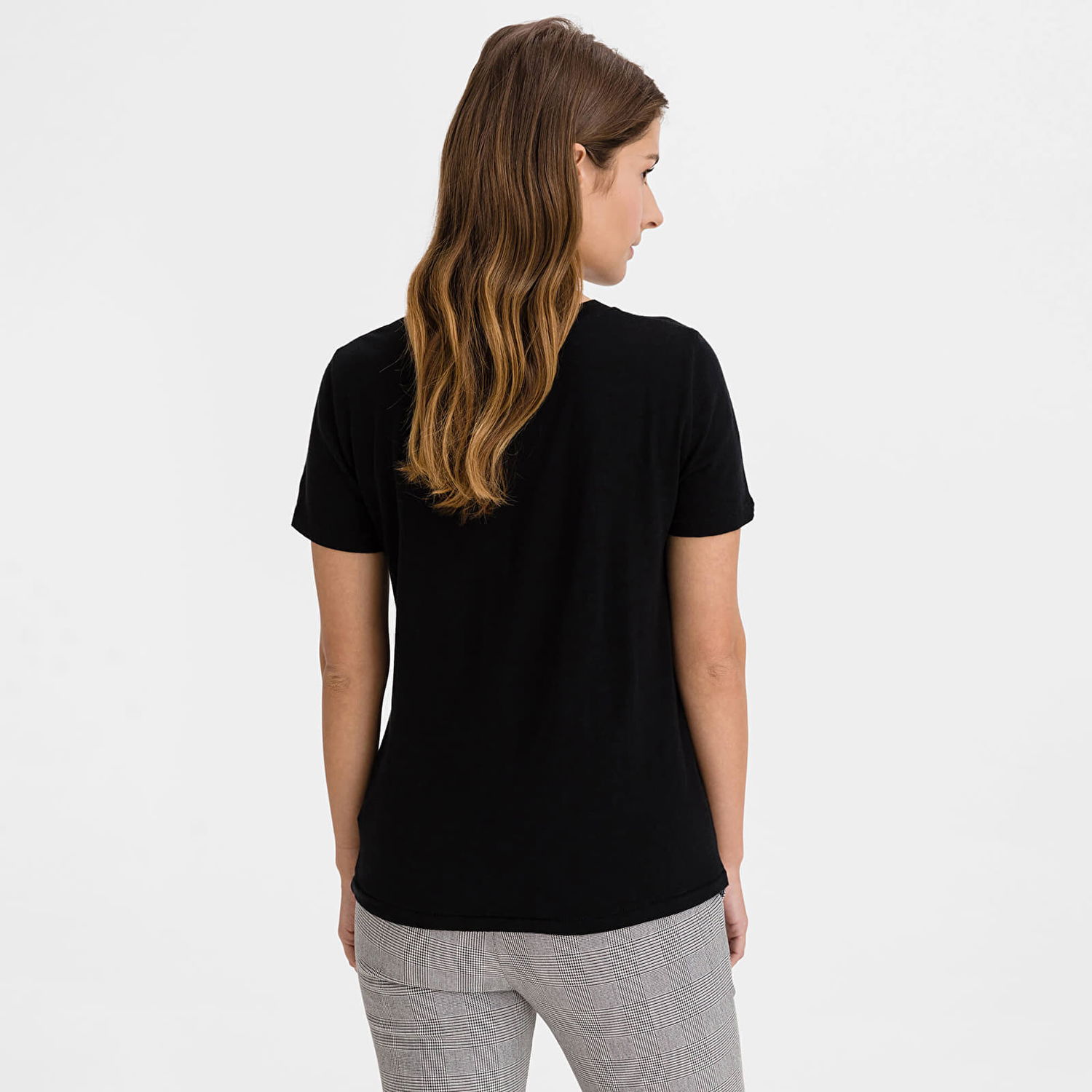 T-shirt GAP Basic Crewneck Tee True Black Sort | 795346-06, 1