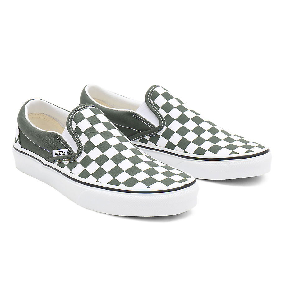Sneakers og sko Vans Classic Slip-on Grøn | VN0A33TB9HO, 1