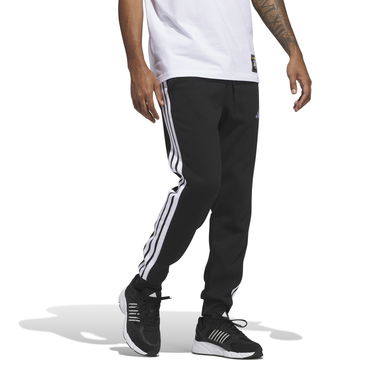 Joggingbukser adidas Performance 3-Stripes Fleece Track Pants Sort | JD1861, 3