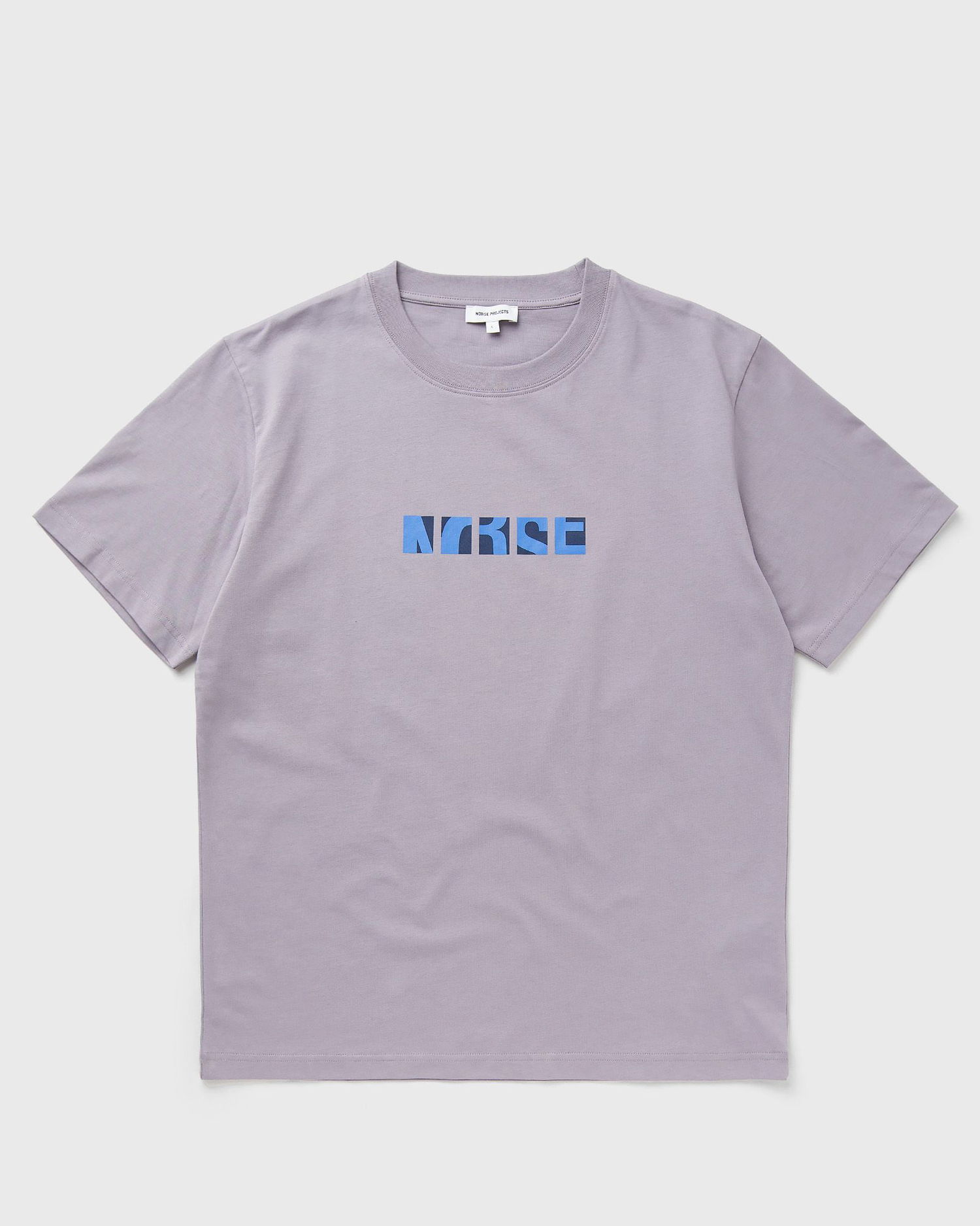 T-shirt NORSE PROJECTS Norse Projects Johannes Organic Zoom Print T-Shirt Lilla | N01-0688-6017, 1
