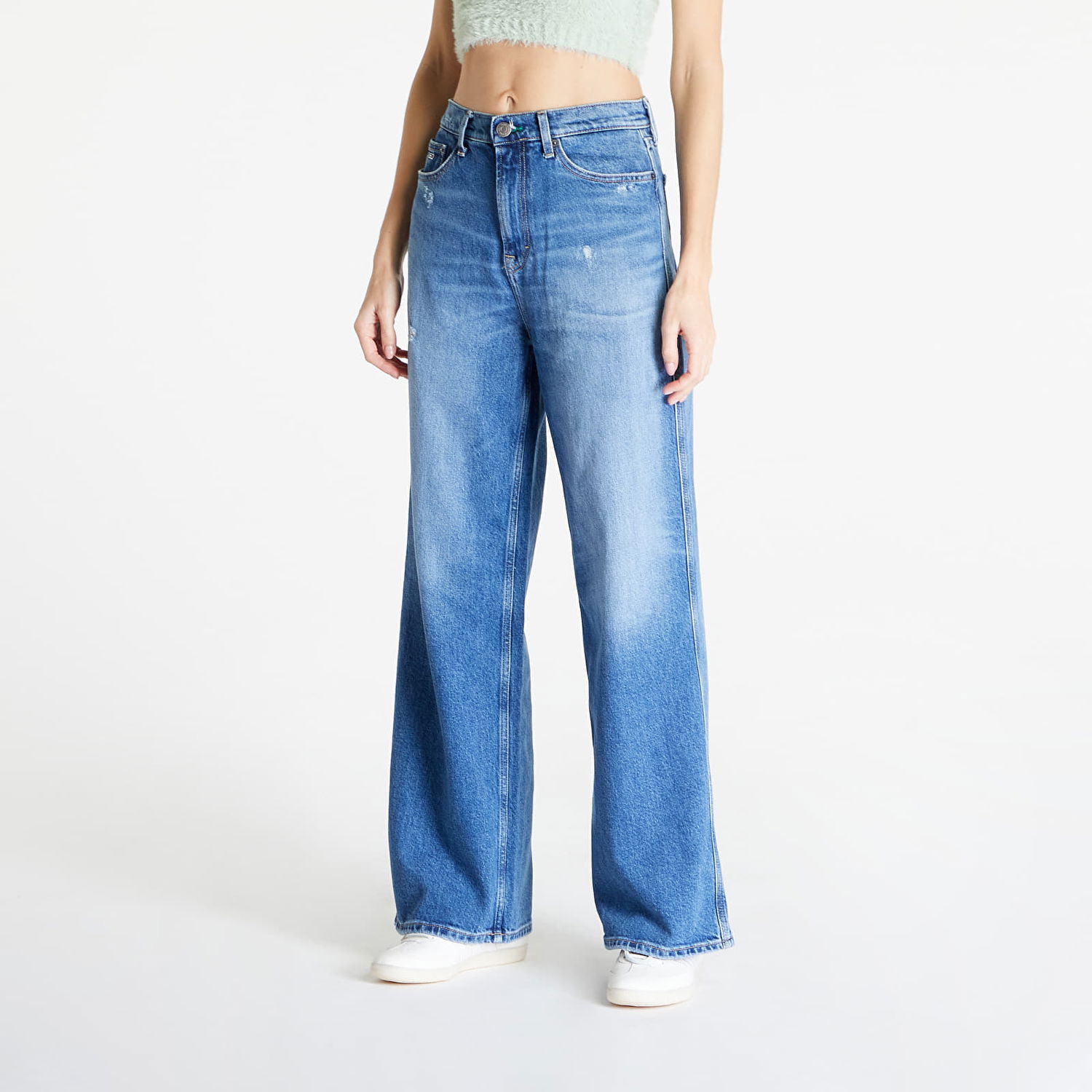 Bukser og jeans Tommy Hilfiger Tommy Jeans Claire High Wide Blå | DW0DW17608 1A5, 0