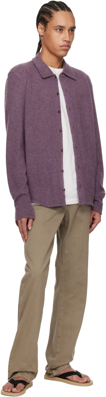 Sweater The Row The Row Lautaro Cardigan Lilla | 883-Y363, 3
