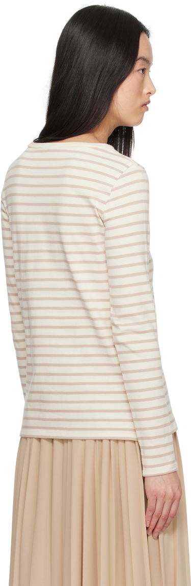 Sweater Max Mara Weekend Max Mara Erasmo Striped Long Sleeve T-Shirt Beige | 2515941061600, 2