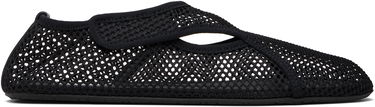 Sneakers og sko Alaïa ALAÏA Fishnet Ballerina Flats Sort | AA3A065TK050, 0