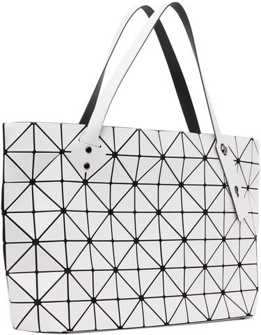 Mulepose BAO BAO ISSEY MIYAKE Geometric Pattern Tote Bag Hvid | BB48AG402, 1
