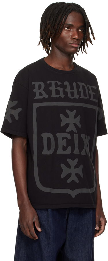 T-shirt Rhude Rhude 'Deix' Shield Oversized T-Shirt Sort | RHPF25TT08012, 1