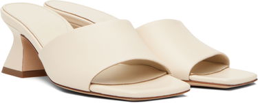Tilbehør Aeyde Aeyde Ale Leather Mules Hvid | A11-HS-ARCS45TB142-SS25-100-007, 3