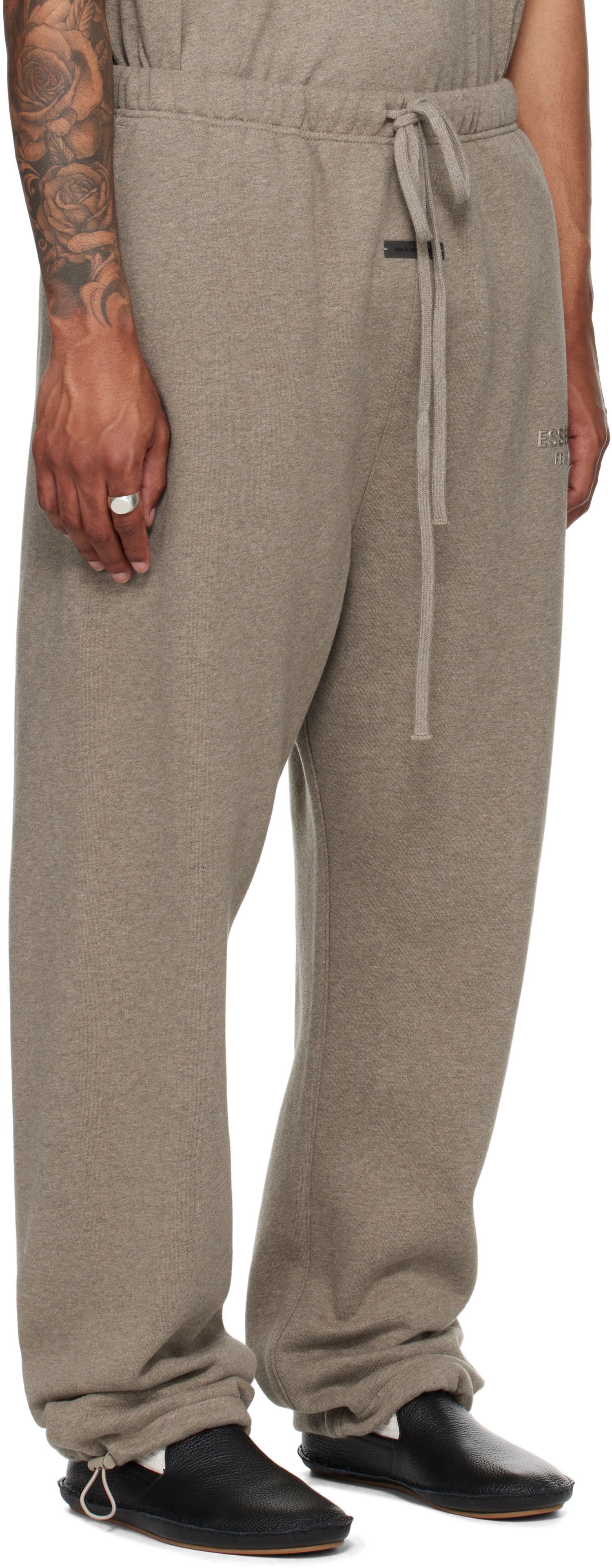 Joggingbukser Fear of God Fear of God ESSENTIALS Relaxed Fleece Sweatpants Grå | 130SP258223F, 1