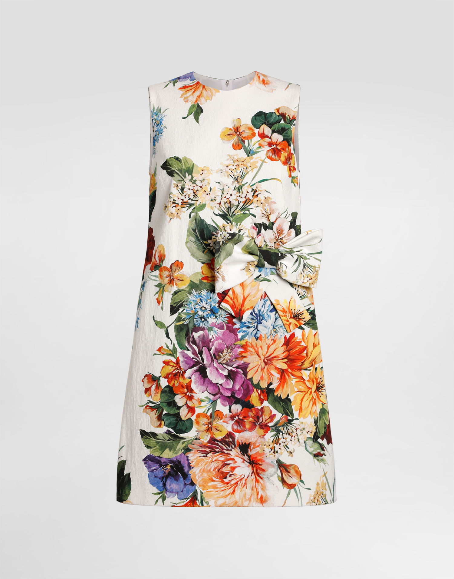 Kjole Dolce & Gabbana Dolce & Gabbana Flower Bouquet-Print A-Line Dress Flerfarvet | F6TZSTFSRQUHA5PC, 0