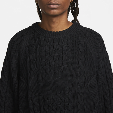 Sweater Nike Life Cable Knit Sweater Sort | DQ5176-010, 3