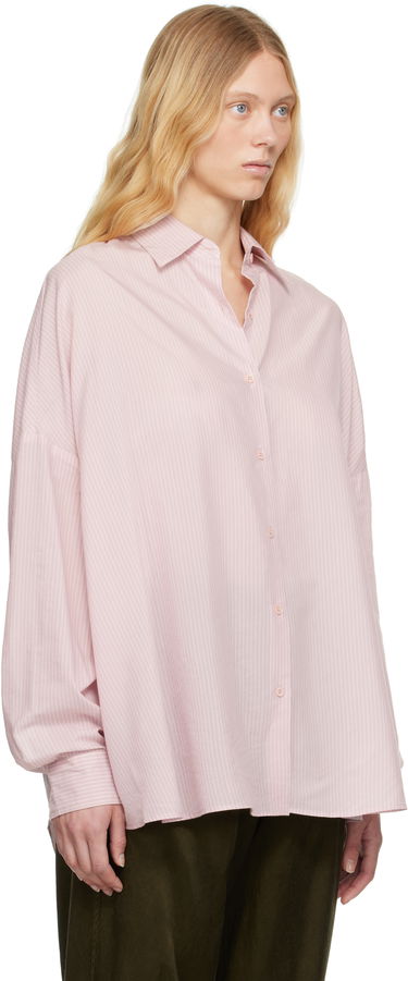 Skjorte Dries Van Noten Dries Van Noten Striped Cocoon Shirt Lyserød | 251-010700-1524, 1