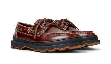 Sneakers og sko Camper Brutus+ Chunky Laced Loafers Brun | K101067-001, 3