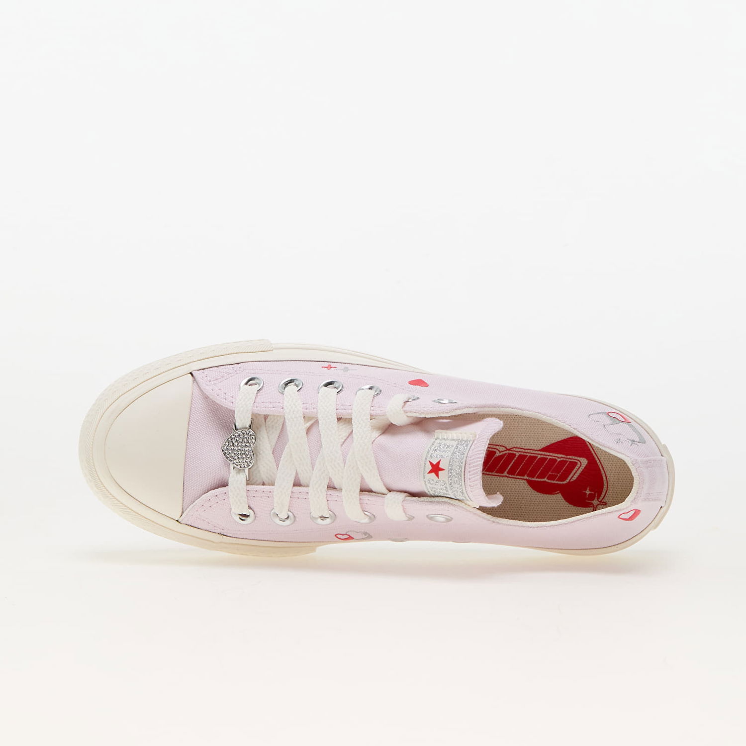 Sneakers og sko Converse Chuck Taylor All Star Lift Platform Y2K Heart Beige | A09115C, 1