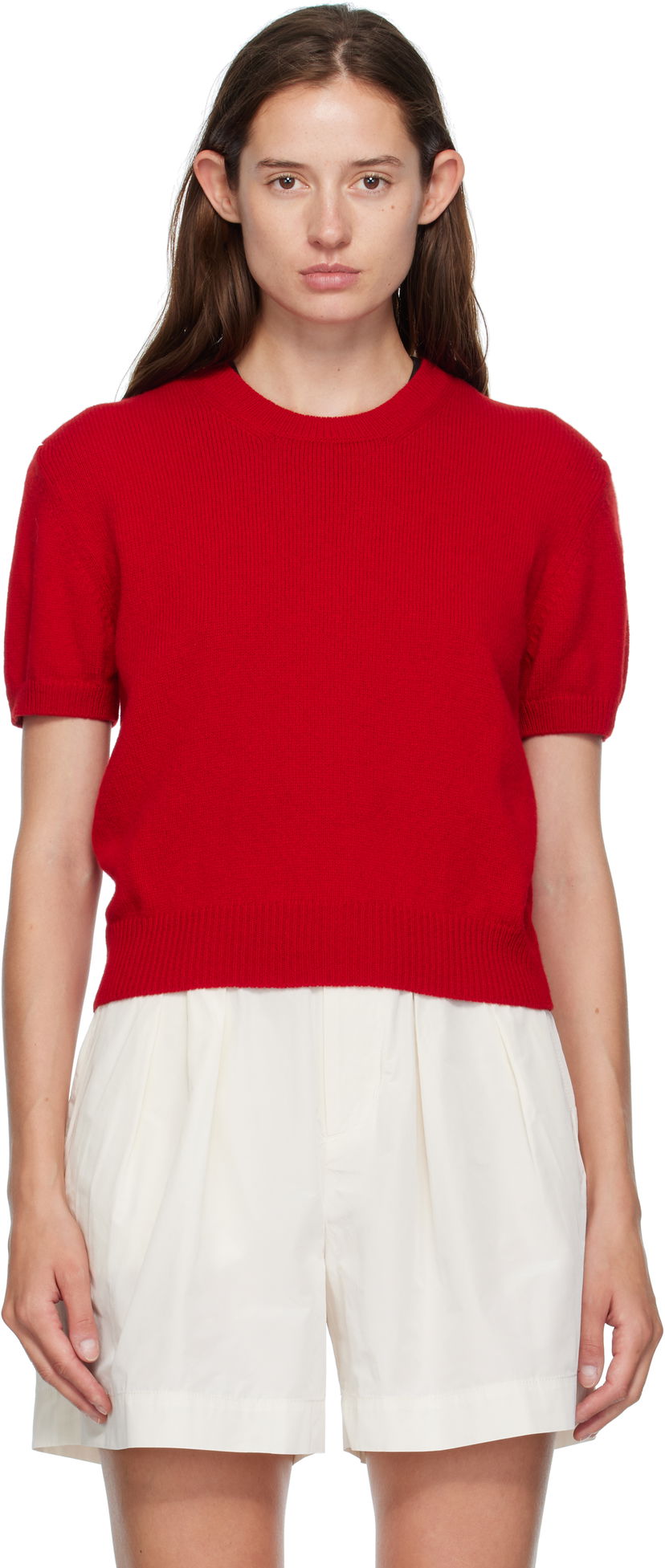 T-shirt &Daughter &Daughter Wicklow Short Sleeve T-Shirt Rød | HKN03885