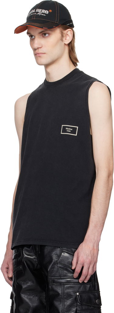 Tanktop Martine Rose Martine Rose Logo Tank Top Sort | 622JE01002B, 3