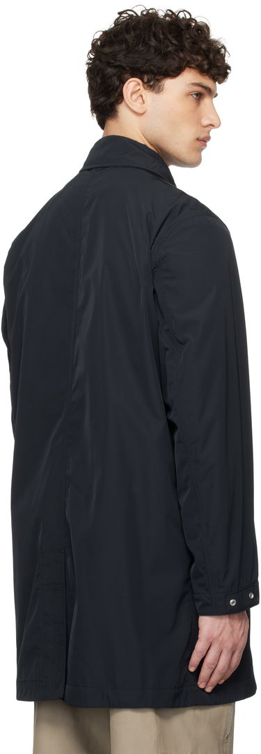 Regnfrakke Stone Island Stone Island Micro Twill Coat Mørkeblå | K1S15 7100009 S0026, 2